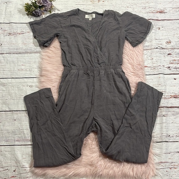 ANTHROPOLOGIE Cloth & Stone Gulpiyrui Dusty Lilac Jumpsuit - Picture 2 of 10